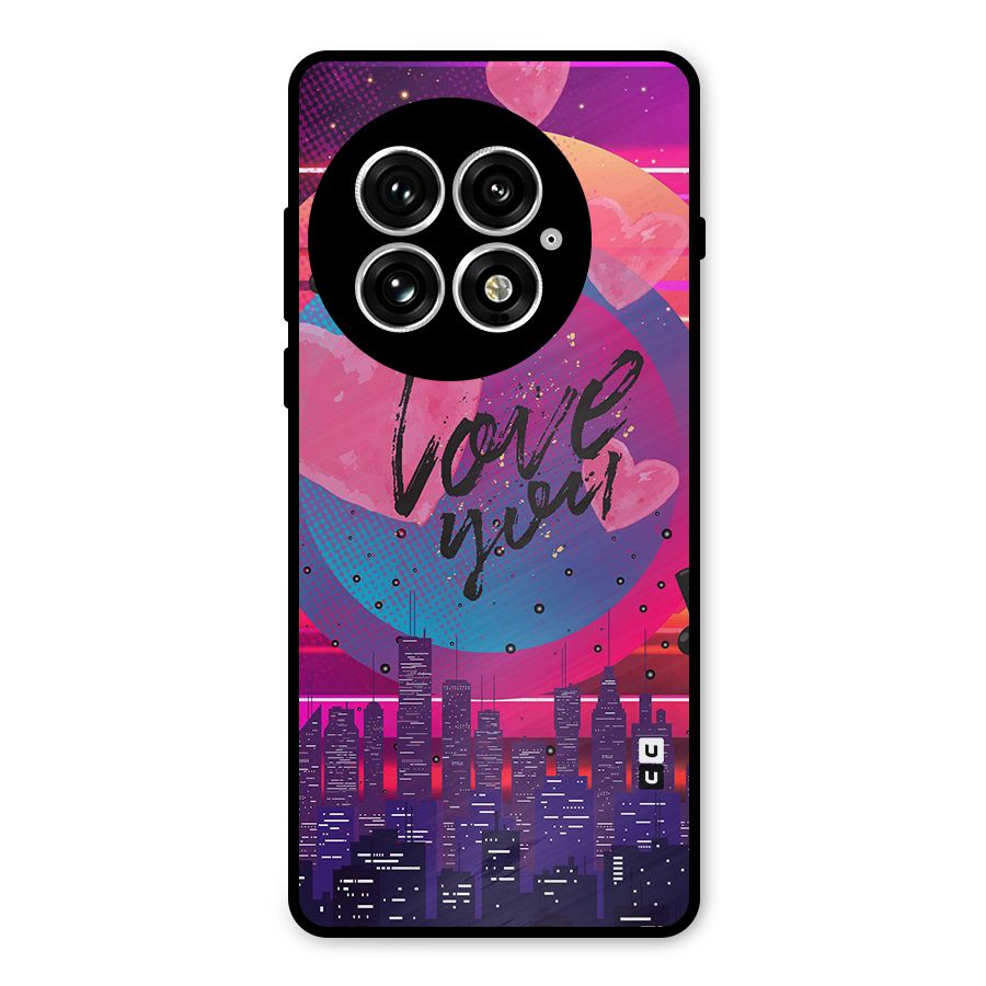 Music City Love Metal Back Case for OnePlus 13