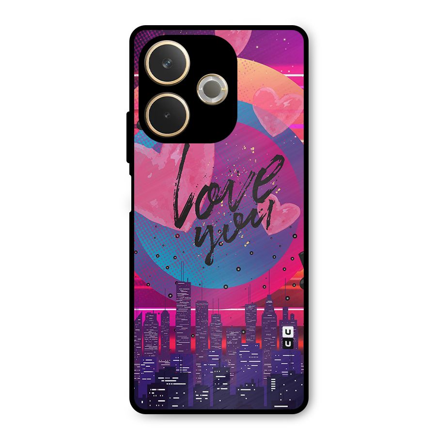 Music City Love Metal Back Case for Oppo A5 Pro
