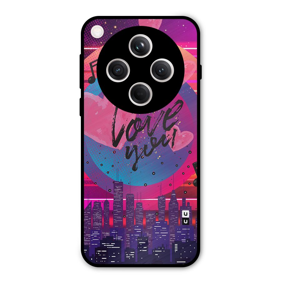 Music City Love Metal Back Case for Oppo Find X8