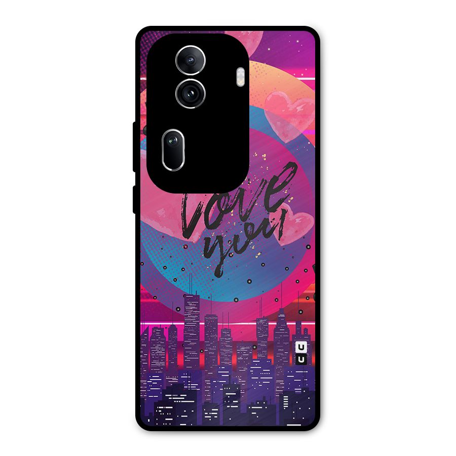Music City Love Metal Back Case for Oppo Reno11 Pro 5G