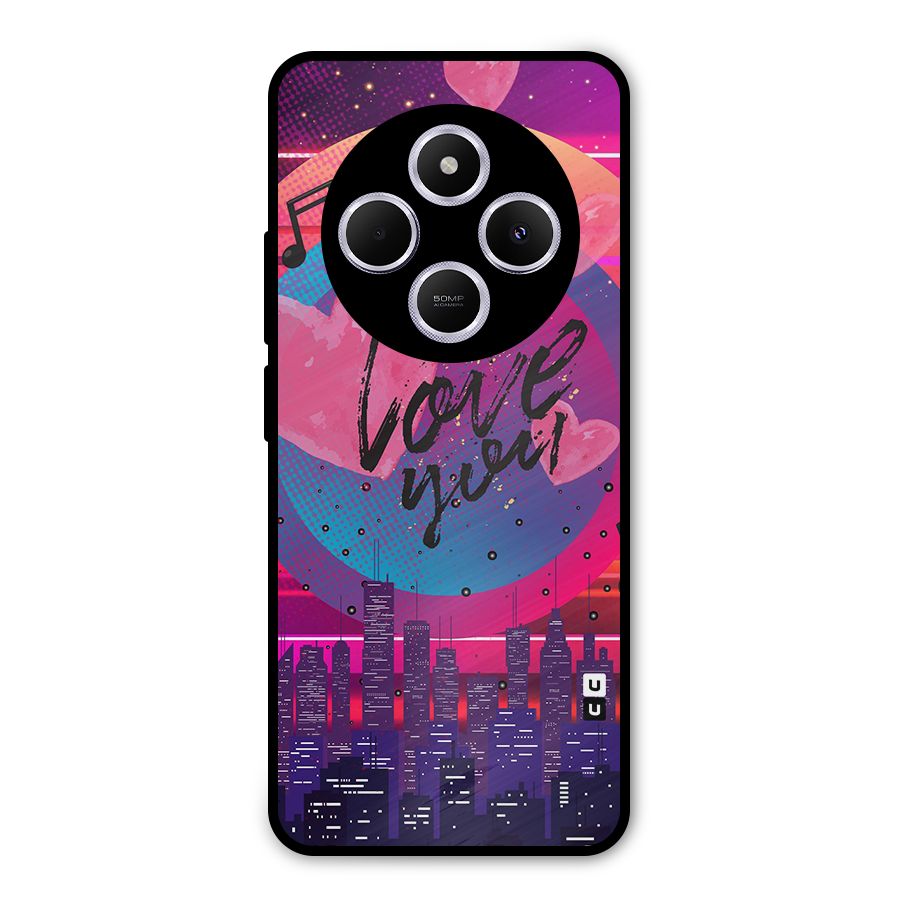 Music City Love Metal Back Case for Poco C75 5G