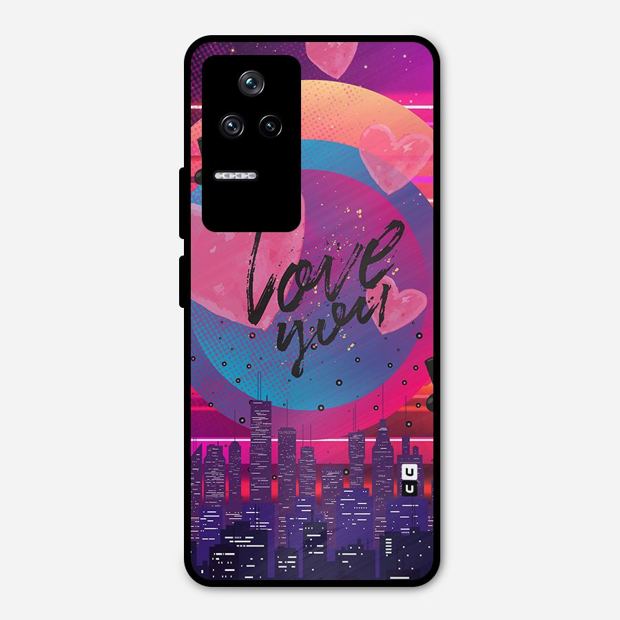 Music City Love Metal Back Case for Poco F4 5G