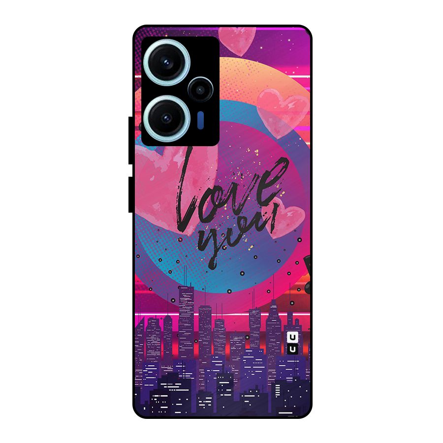 Music City Love Metal Back Case for Poco F5