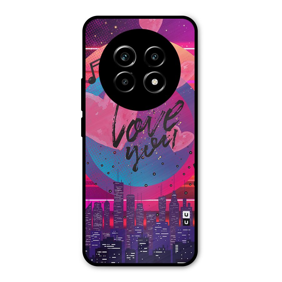 Music City Love Metal Back Case for Realme 14 Pro Lite