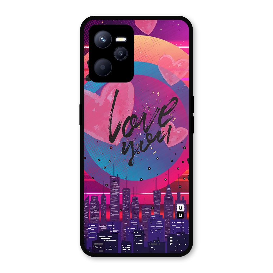 Music City Love Metal Back Case for Realme C35