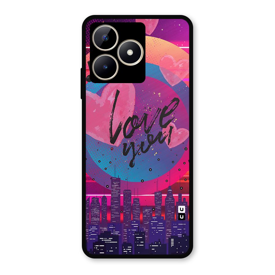Music City Love Metal Back Case for Realme C53