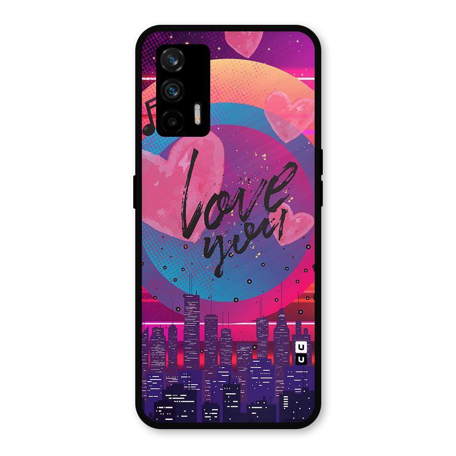 Music City Love Metal Back Case for Realme GT 5G