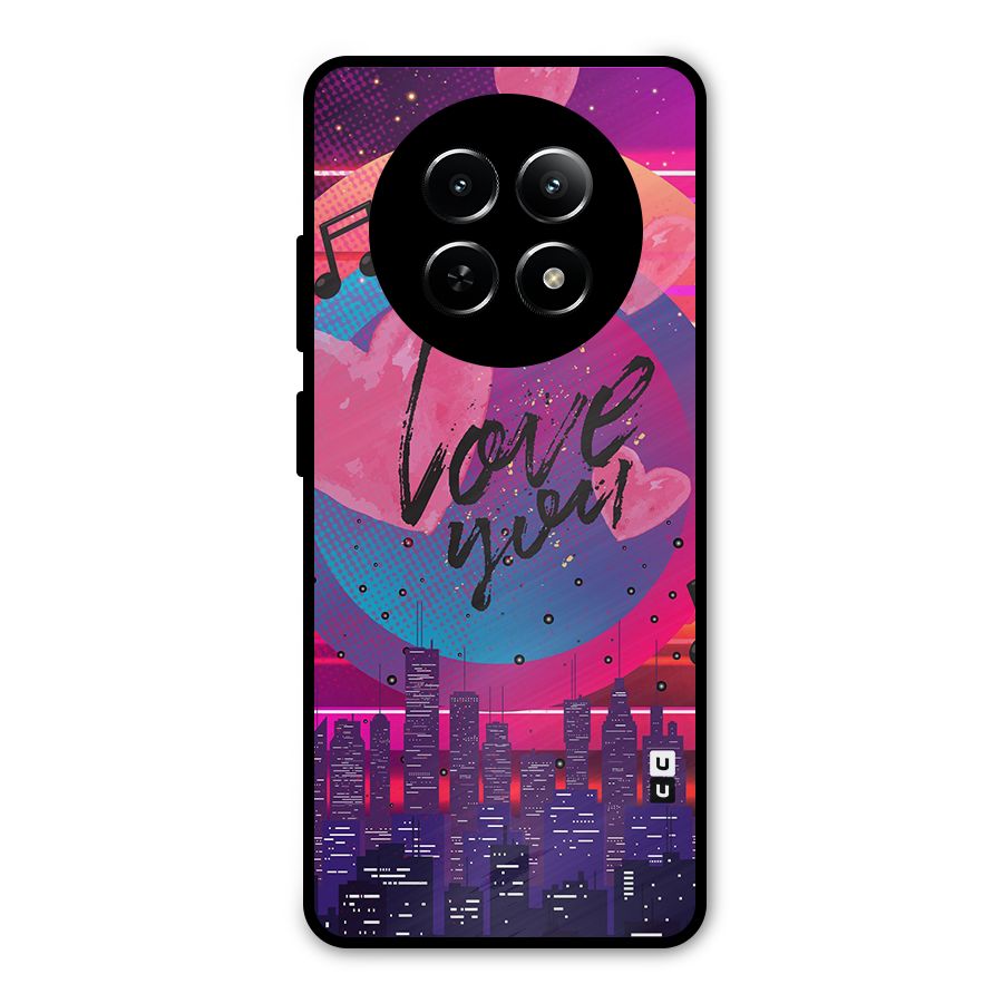 Music City Love Metal Back Case for Realme Narzo N65