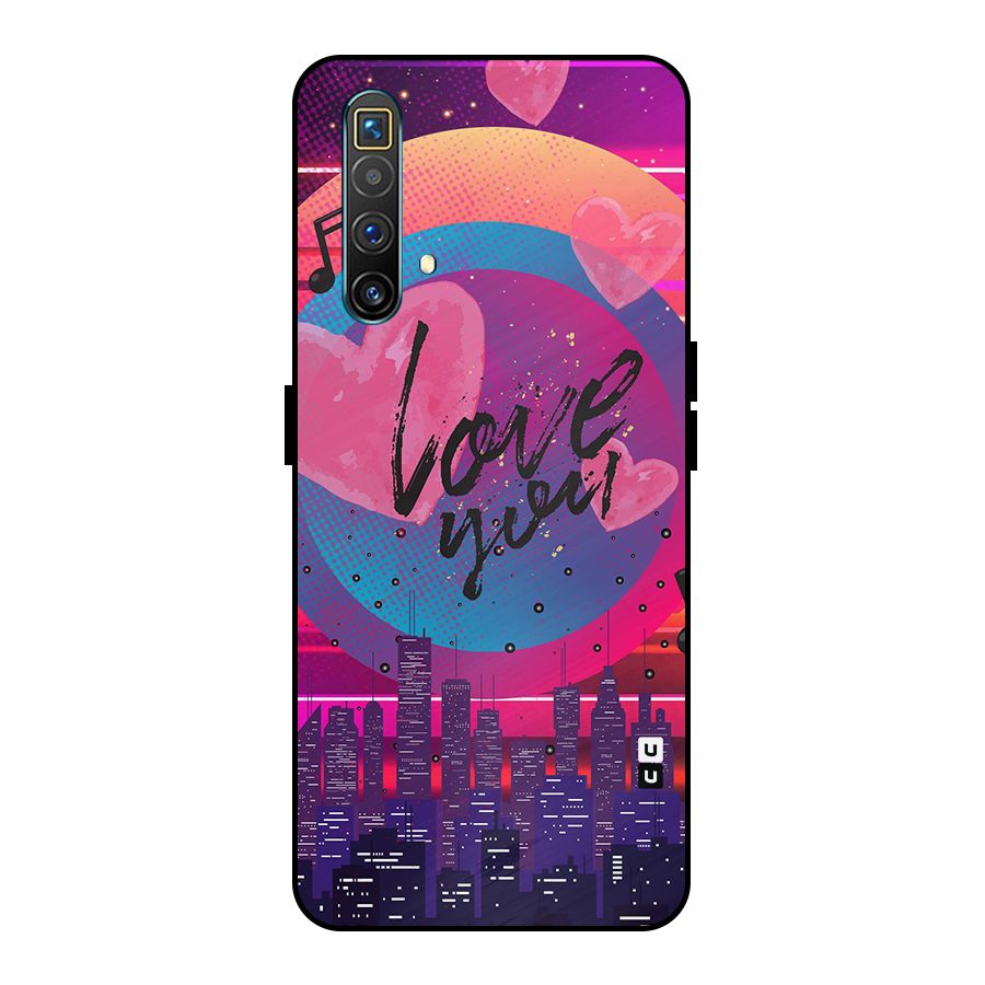 Music City Love Metal Back Case for Realme X3 SuperZoom