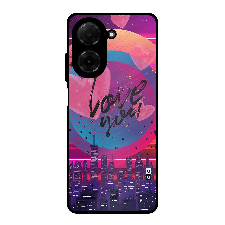 Music City Love Metal Back Case for Redmi A5 4G