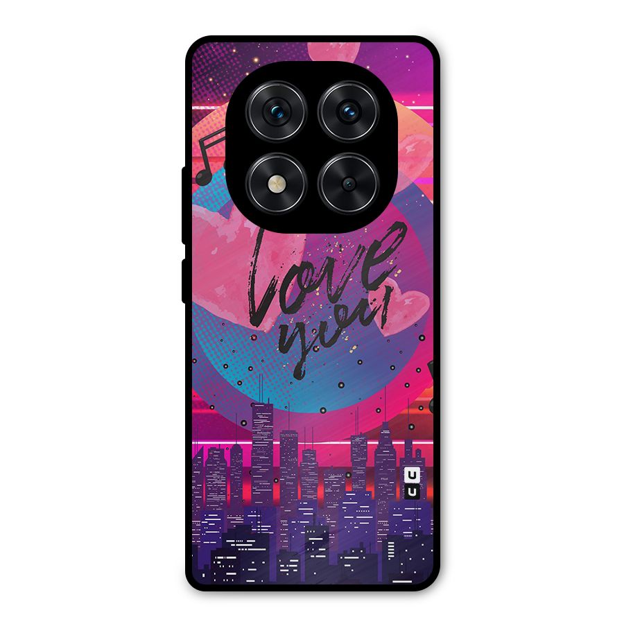 Music City Love Metal Back Case for Redmi Note 14 Pro 5G