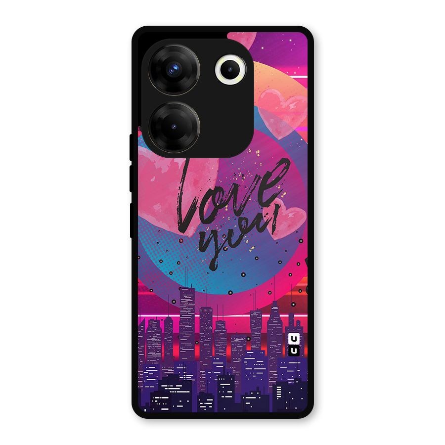 Music City Love Metal Back Case for Tecno Camon 20