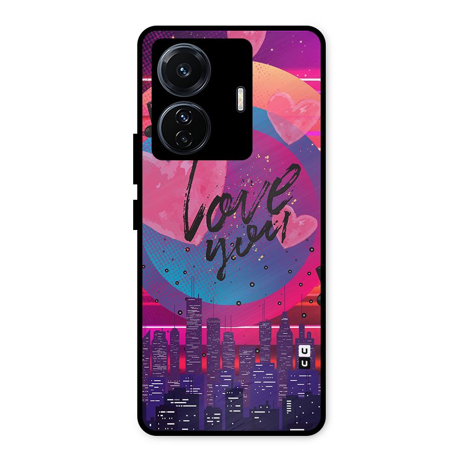 Music City Love Metal Back Case for Vivo T1 Pro