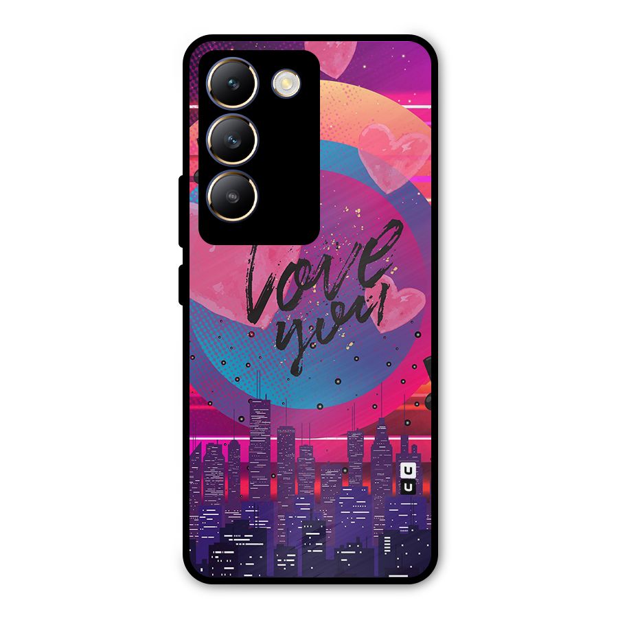 Music City Love Metal Back Case for Vivo T3 5G