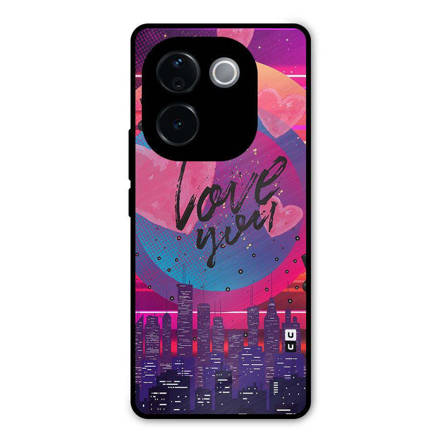 Music City Love Metal Back Case for Vivo T3 Pro