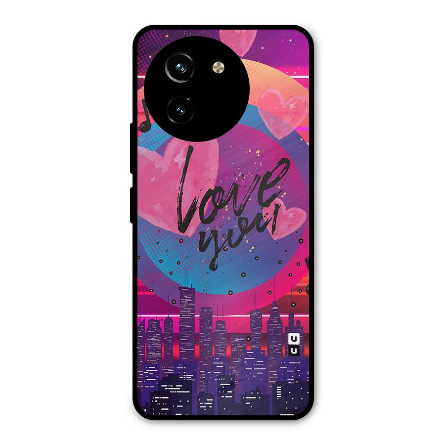 Music City Love Metal Back Case for Vivo T3x