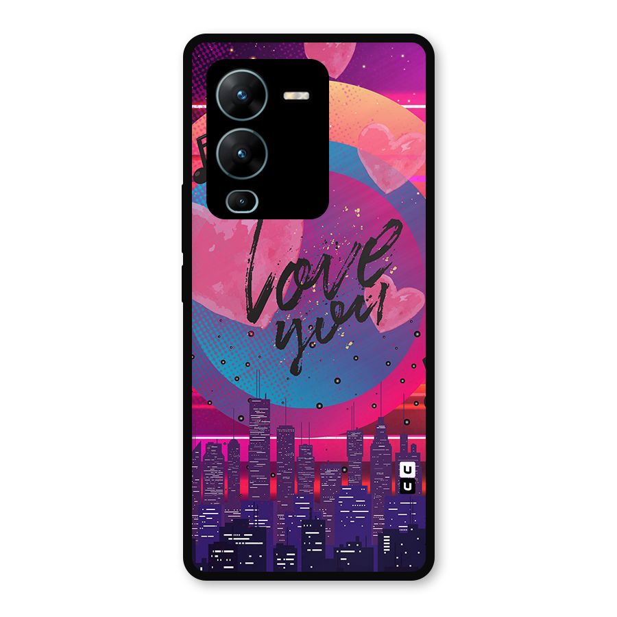 Music City Love Metal Back Case for Vivo V25 Pro