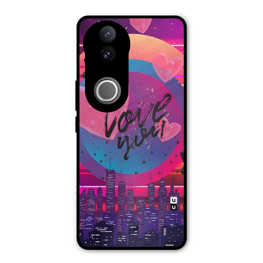 Music City Love Metal Back Case for Vivo V50e