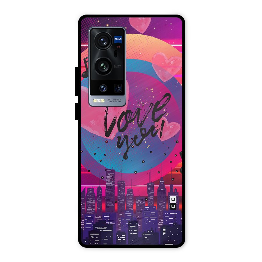 Music City Love Metal Back Case for Vivo X60 Pro Plus