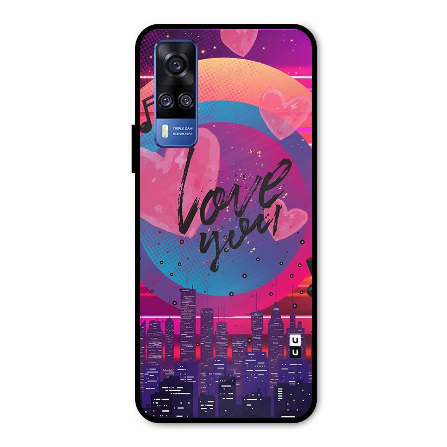 Music City Love Metal Back Case for Vivo Y31