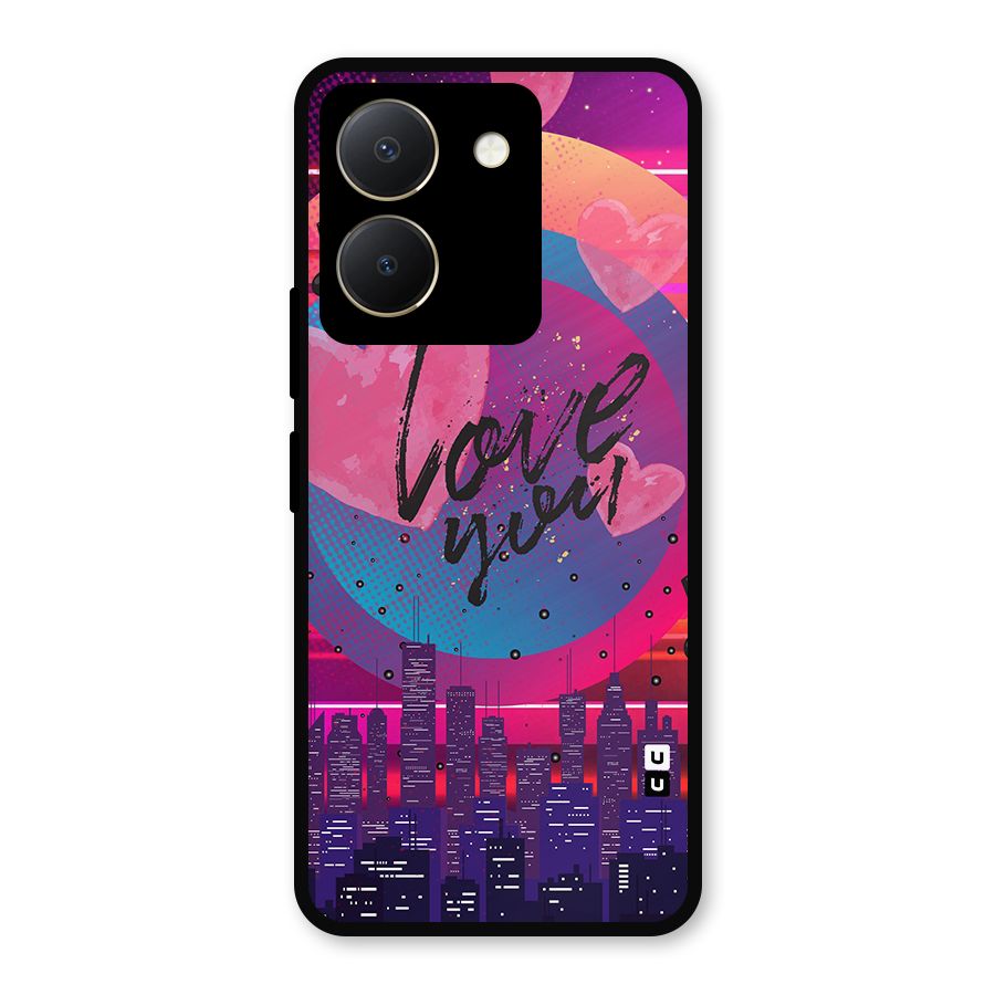 Music City Love Metal Back Case for Vivo Y36