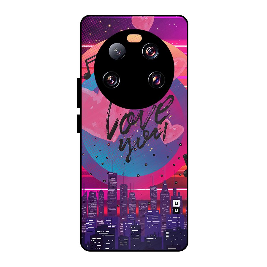 Music City Love Metal Back Case for Xiaomi 13 Ultra
