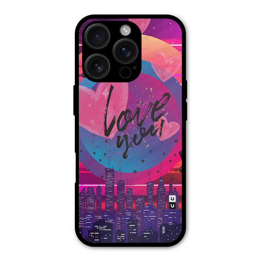 Music City Love Metal Back Case for iPhone 16 Pro