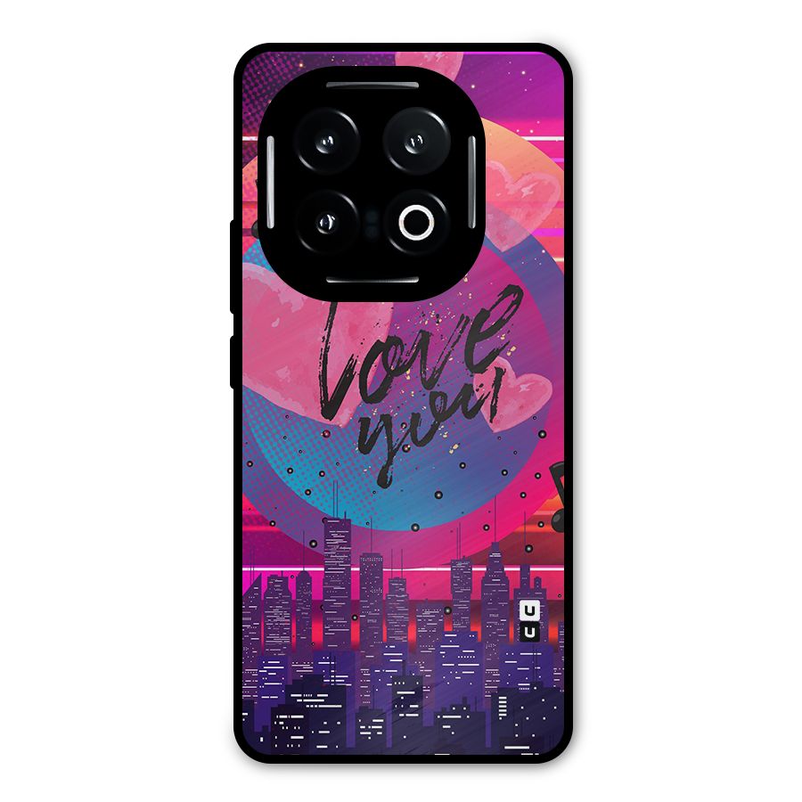 Music City Love Metal Back Case for iQOO 13