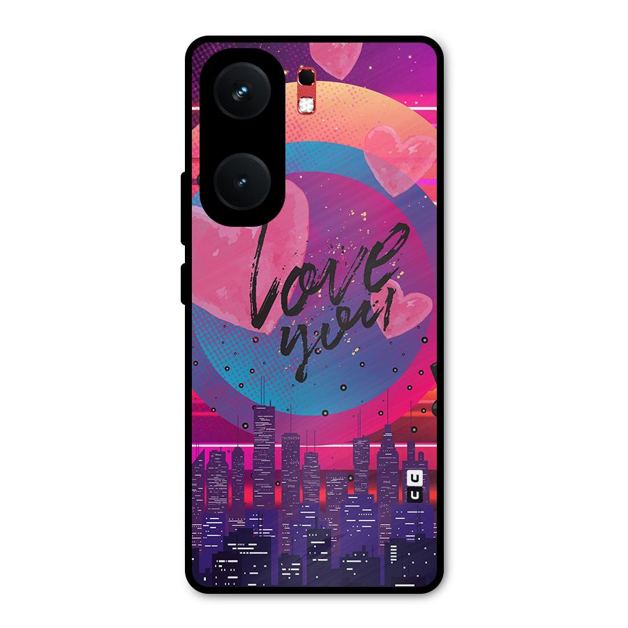 Music City Love Metal Back Case for iQOO Neo 9 Pro