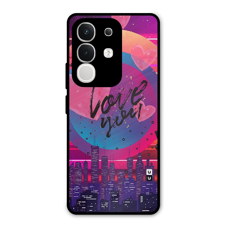 Music City Love Metal Back Case for iQOO Z10x