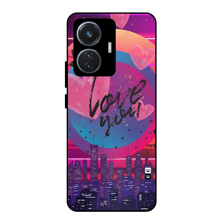 Music City Love Metal Back Case for iQOO Z6 44W