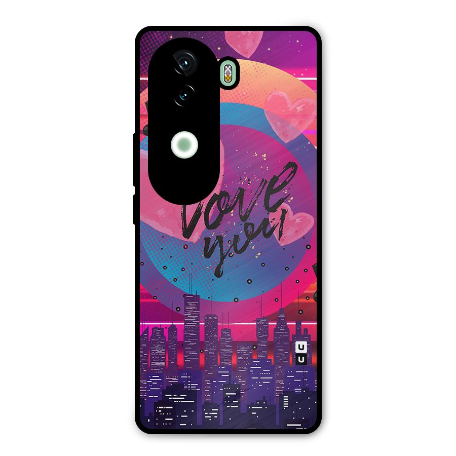 Music City Love Metal Back Case for iQOO Z9s