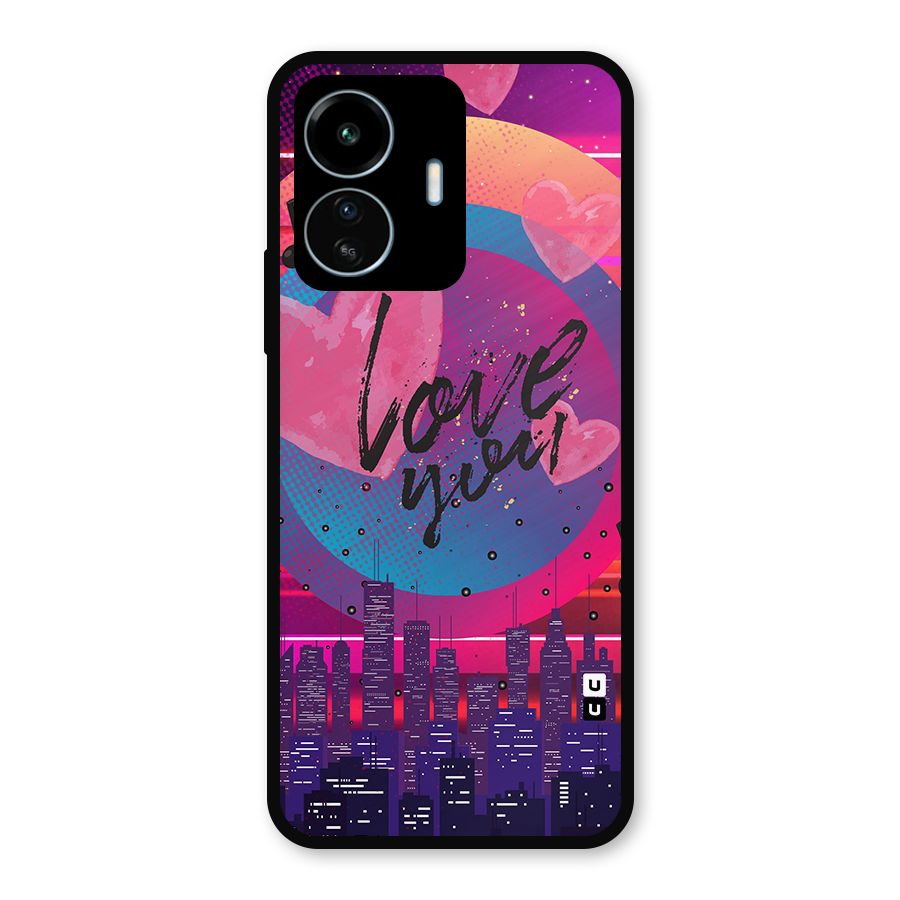 Music City Love Metal Back Case for vivo iQOO Z6 Lite 5G