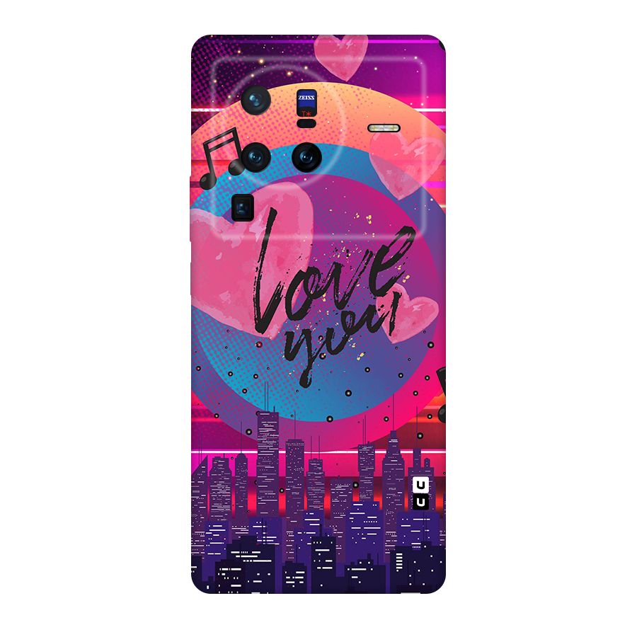Music City Love Original Polycarbonate Back Case for Vivo X80
