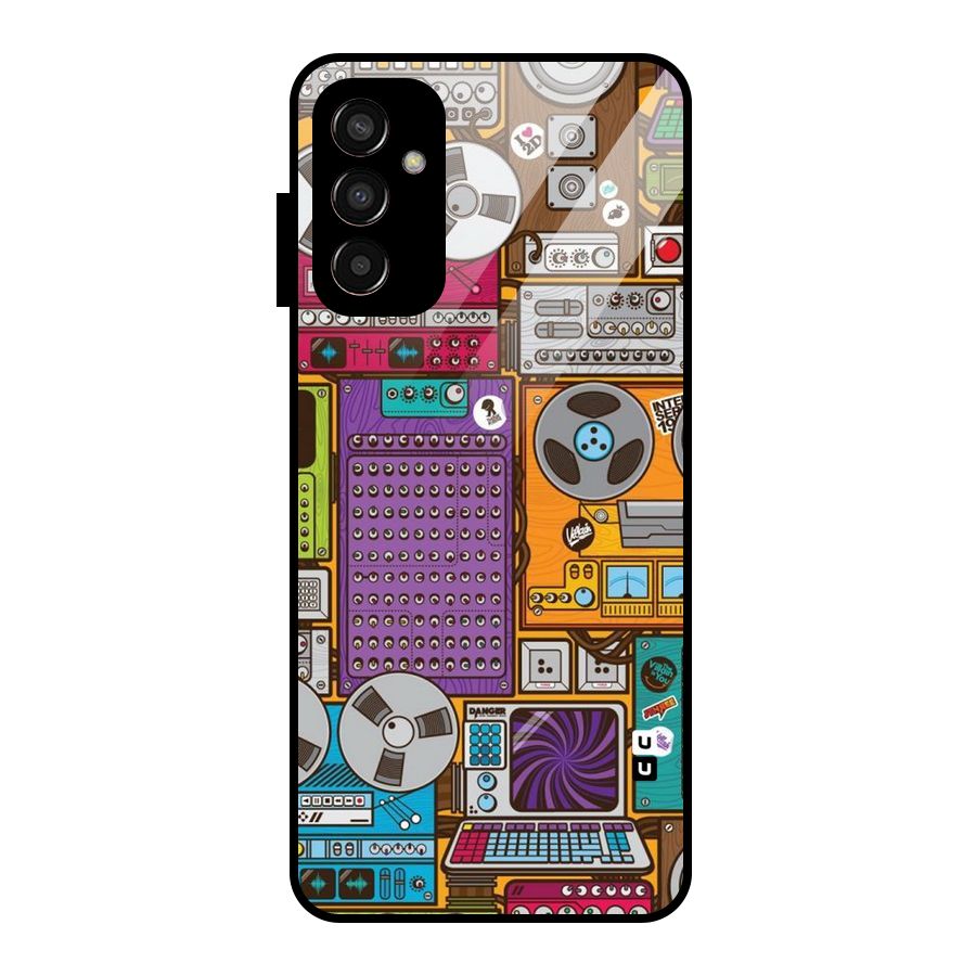 Music Decks Glass Back Case for Galaxy F13
