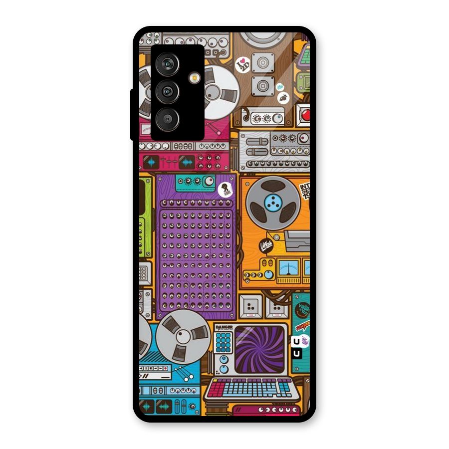 Music Decks Glass Back Case for Galaxy M13