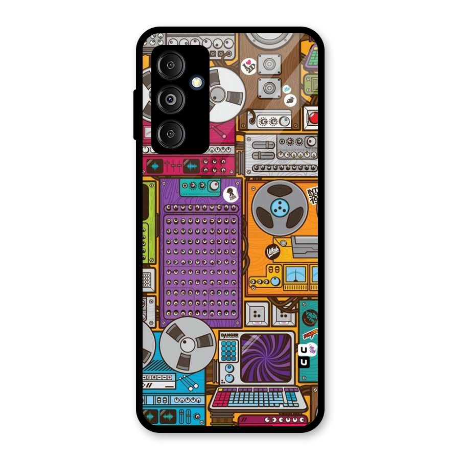 Music Decks Glass Back Case for Galaxy M14 5G