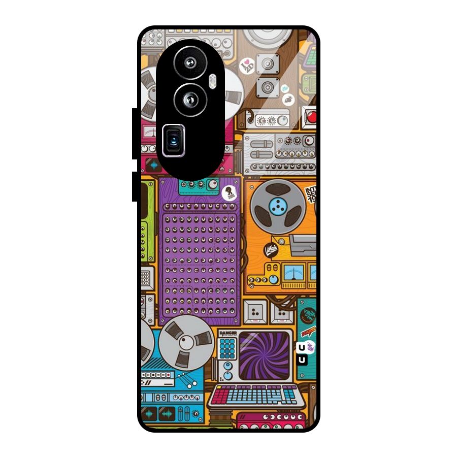 Music Decks Glass Back Case for Oppo Reno10 Pro Plus