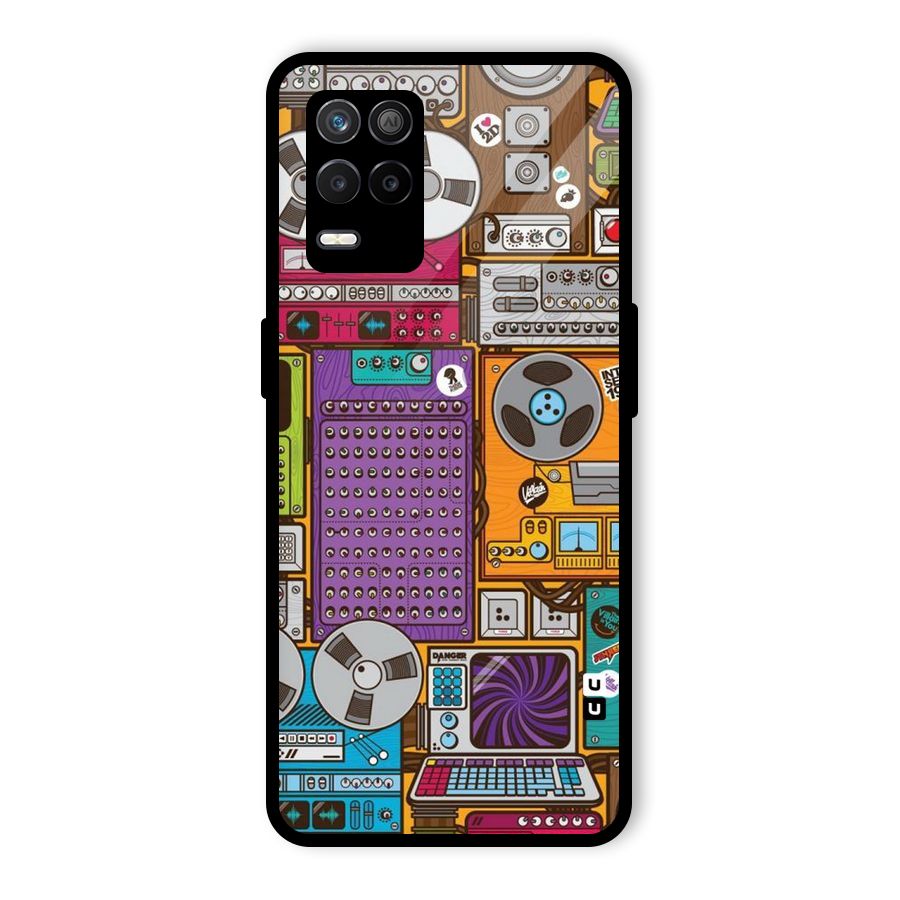 Music Decks Glass Back Case for Realme 8s 5G
