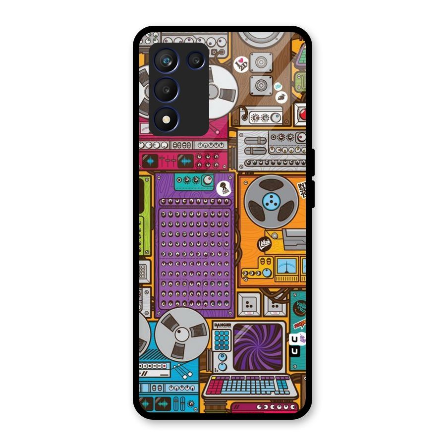 Music Decks Glass Back Case for Realme 9 5G Speed