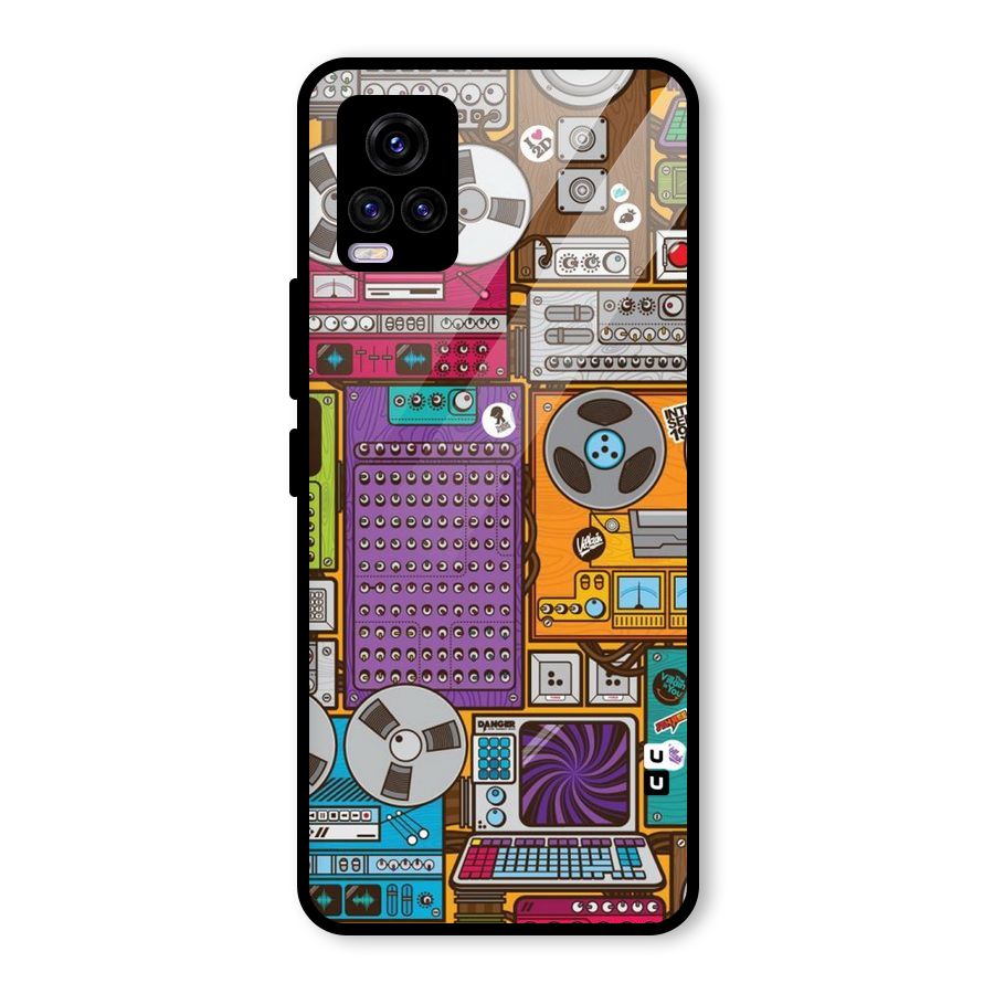 Music Decks Glass Back Case for Vivo V20 2021