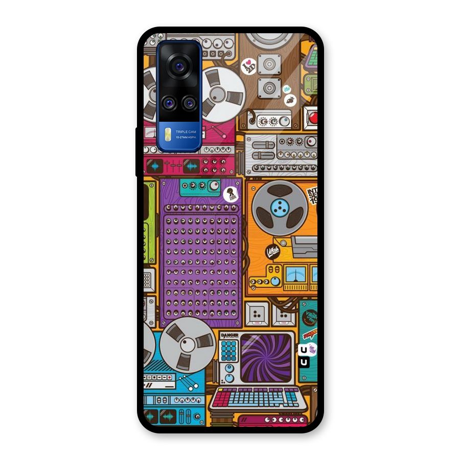 Music Decks Glass Back Case for Vivo Y31