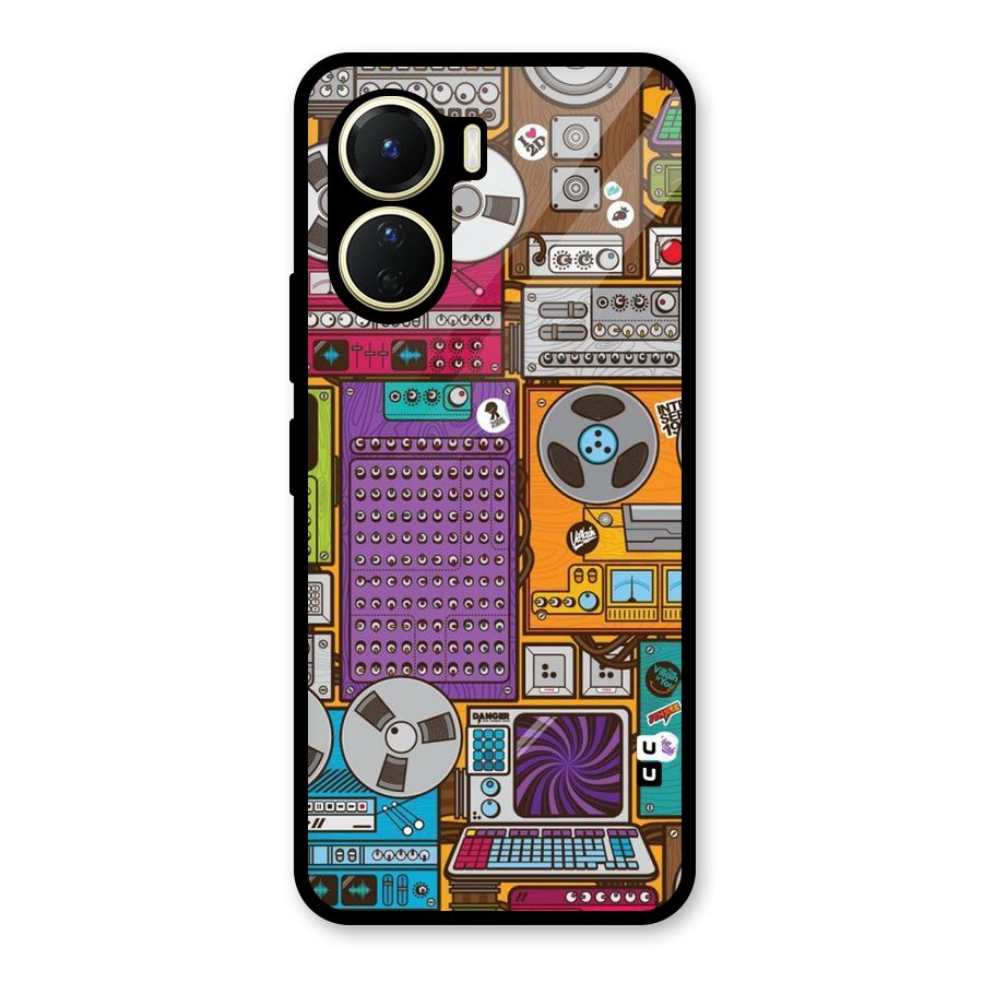 Music Decks Glass Back Case for Vivo Y56
