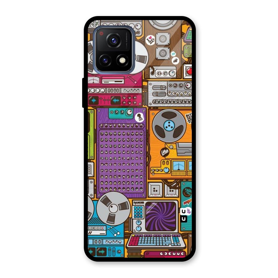 Music Decks Glass Back Case for Vivo Y72 5G