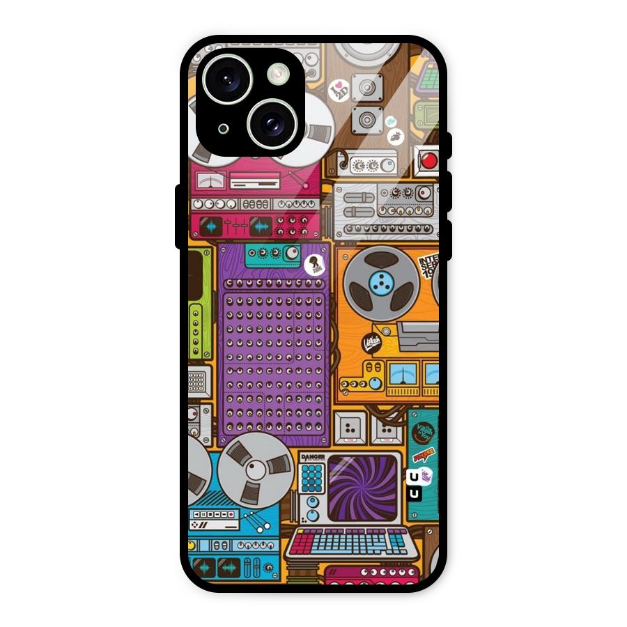 Music Decks Glass Back Case for iPhone 15 Plus