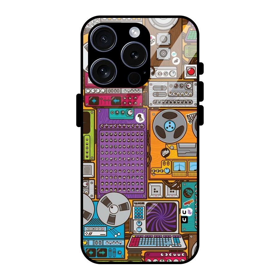 Music Decks Glass Back Case for iPhone 15 Pro