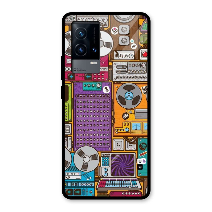 Music Decks Glass Back Case for iQOO 9 5G