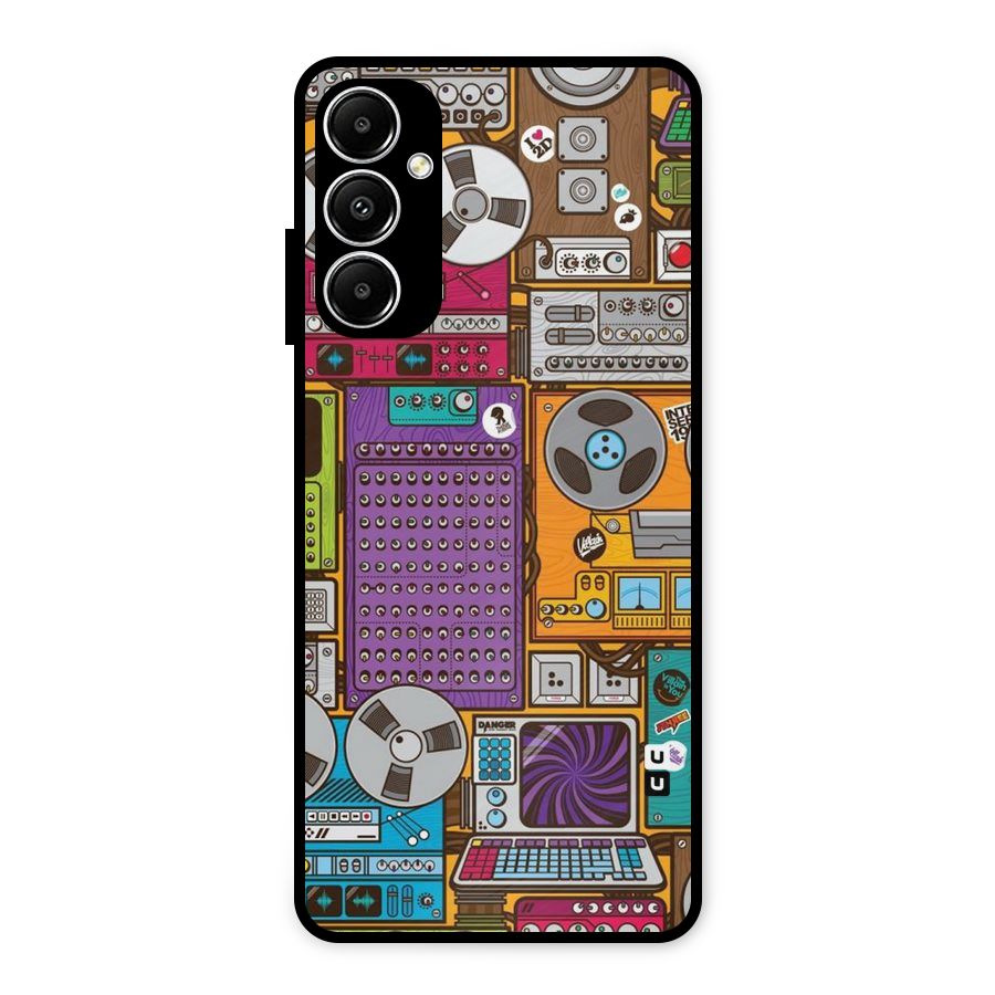 Music Decks Metal Back Case for Galaxy A05s
