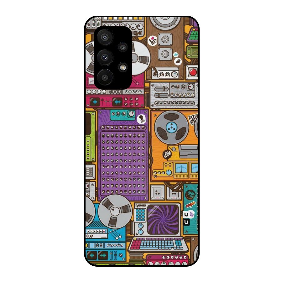 Music Decks Metal Back Case for Galaxy A23