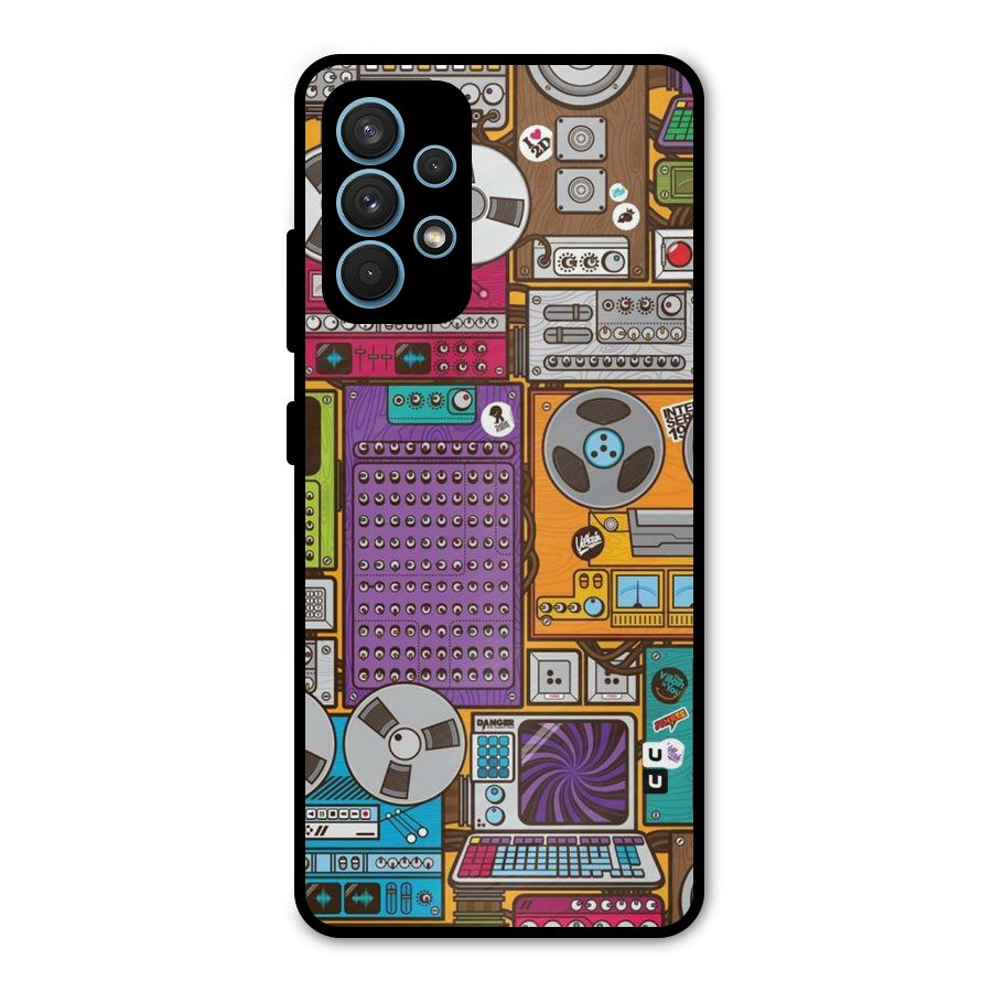 Music Decks Metal Back Case for Galaxy A32